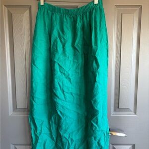 Vintage Linen Maxi Skirt